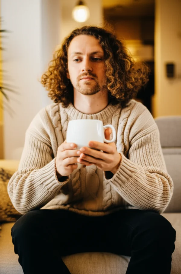 Coffee mug lifestyle scene